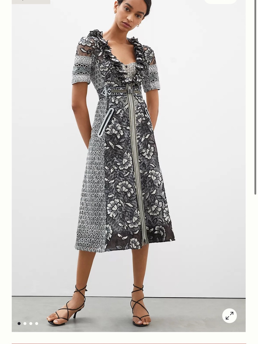Byron Lars Earnest Midi Dress